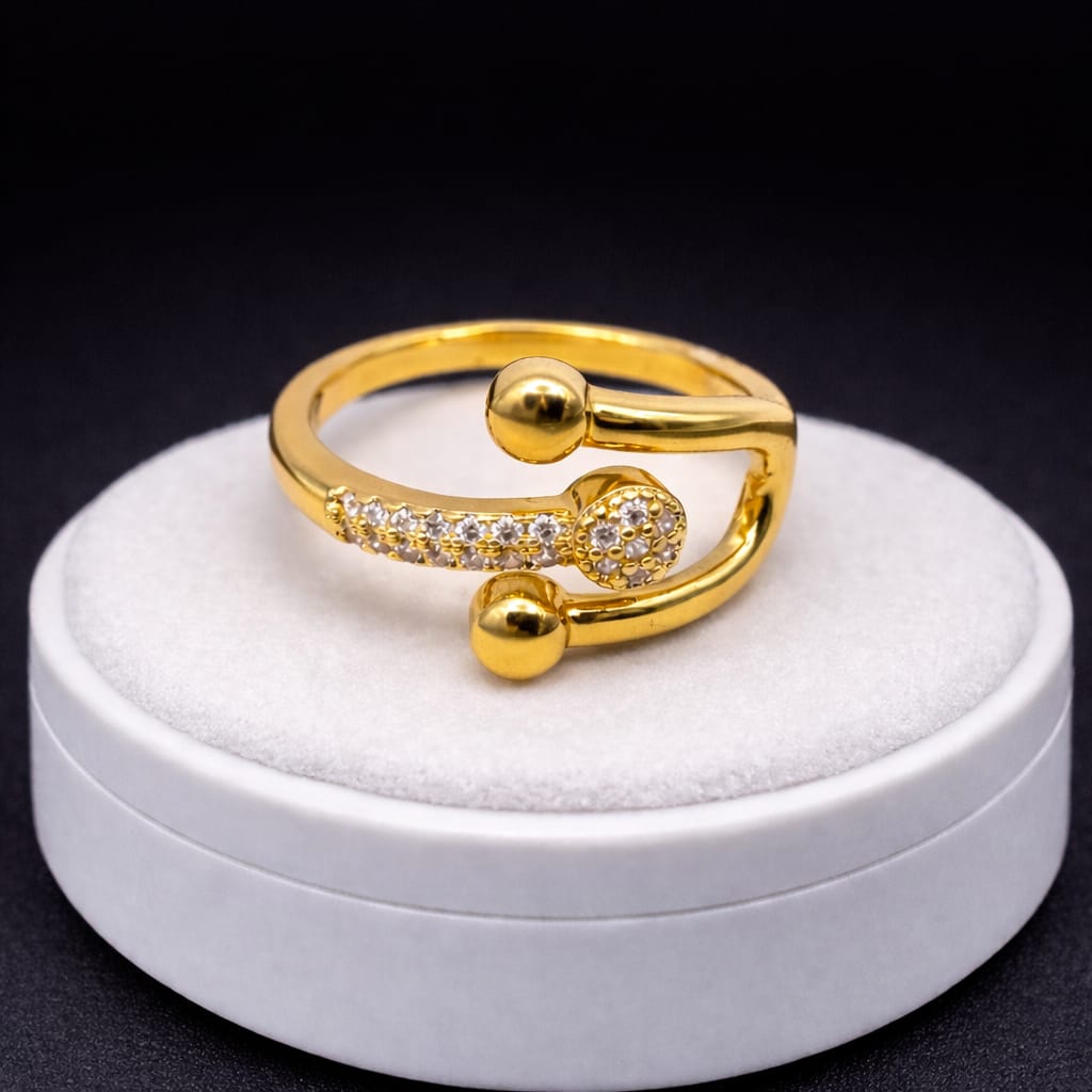 The gold-studded ball ring – everyday luxury renewed