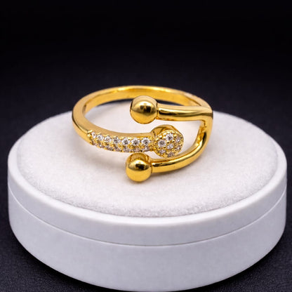 The gold-studded ball ring – everyday luxury renewed
