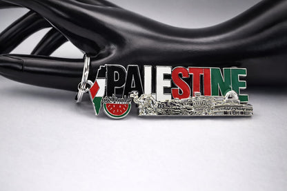 A symbolic and luxurious design of the keys to Palestine