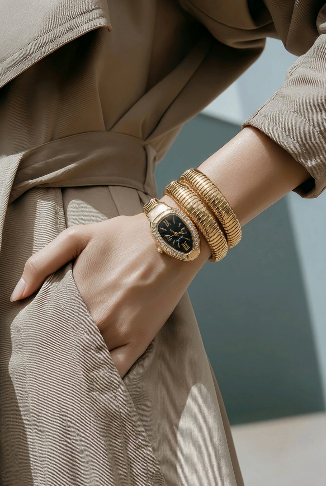 Luxury gold bracelet watch ✨