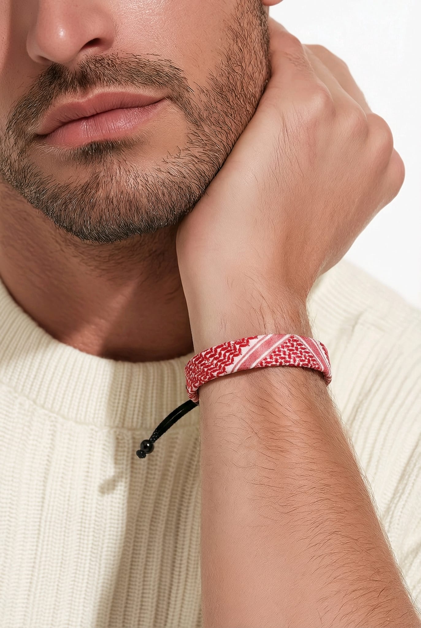 Jordanian keffiyeh bracelet