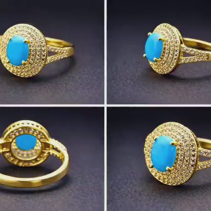 Blue Stone Ring
